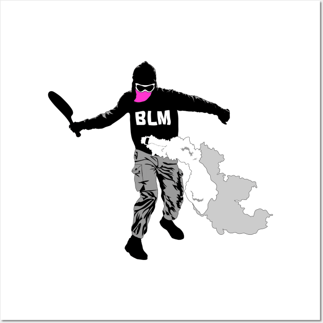 BLM Protestor Wall Art by RMZ_NYC